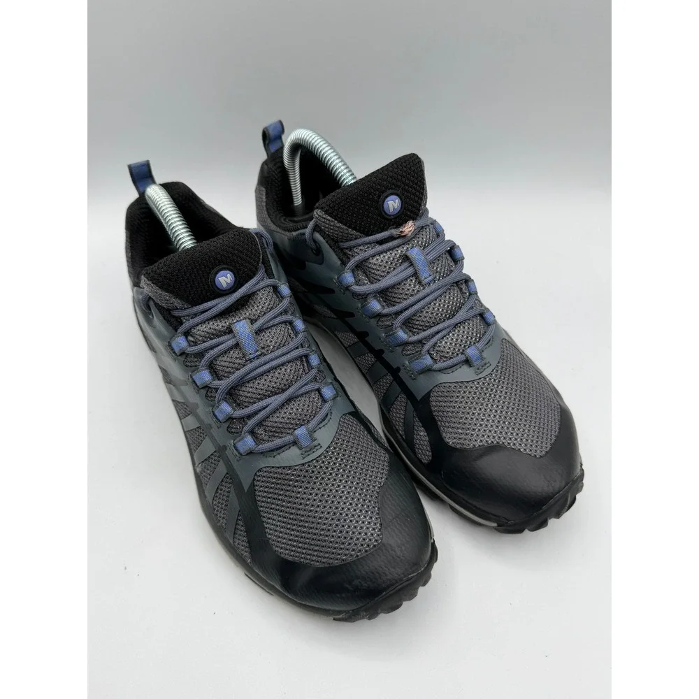 Merrell Siren Edge Q2 Womens Grey Blue Hiking Trail Shoes J41316 Size 8